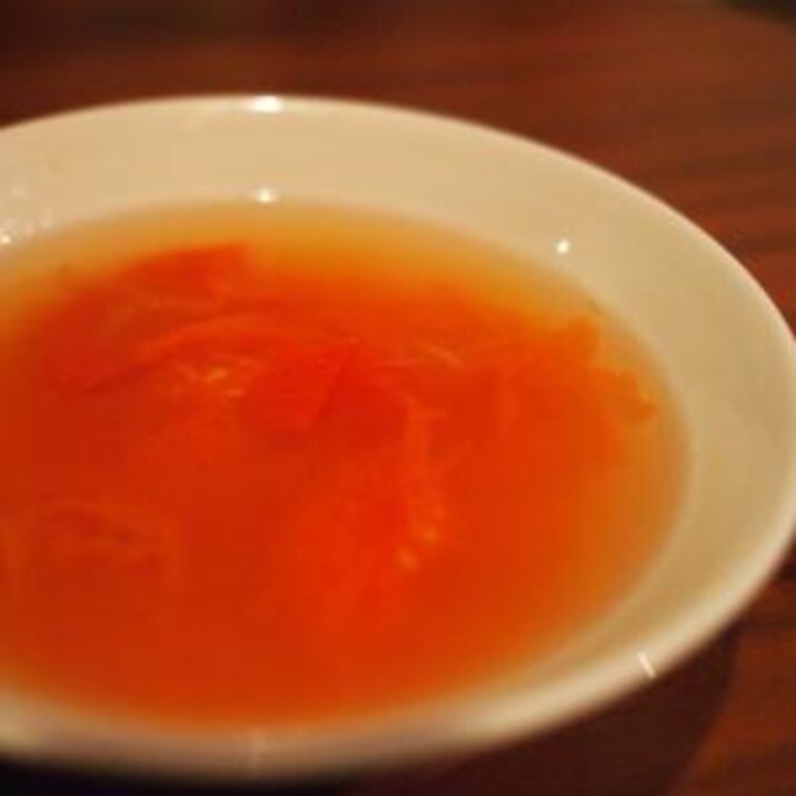 生姜とトマトのスープ